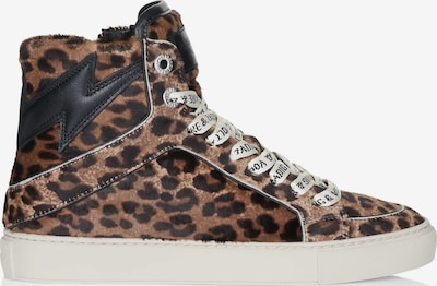 Zadig & Voltaire Sneaker high 'Zadig & Voltaire HIGH FLASH Sneaker leopard' i 37 i brun, Produktvisning