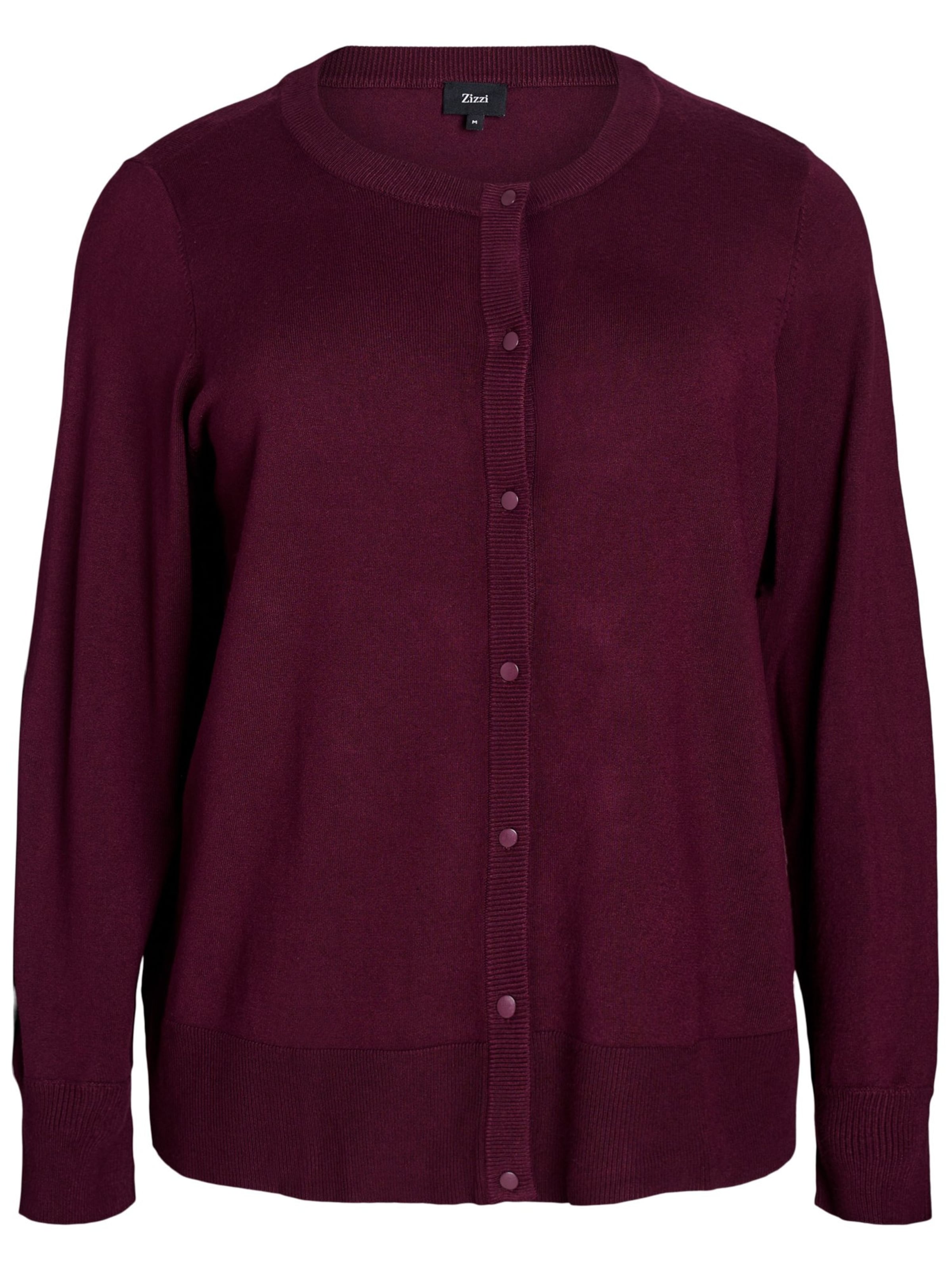 Zizzi Cardigan 'MCarrie' i rød: forside