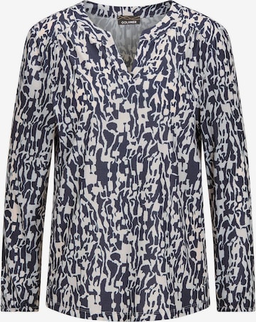 Goldner Blouse in Blauw: voorkant