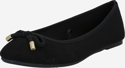Dorothy Perkins Ballerina 'Peach Bow' värissä musta, Tuotenäkymä