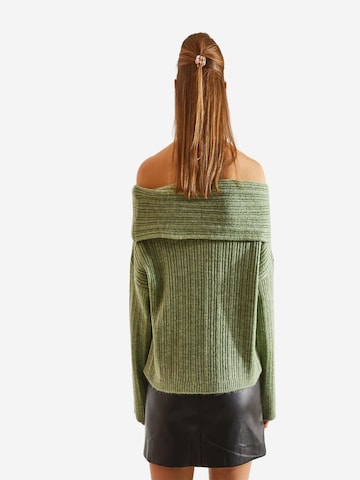Bianco Lucci Pulover 'Pullover' | zelena barva
