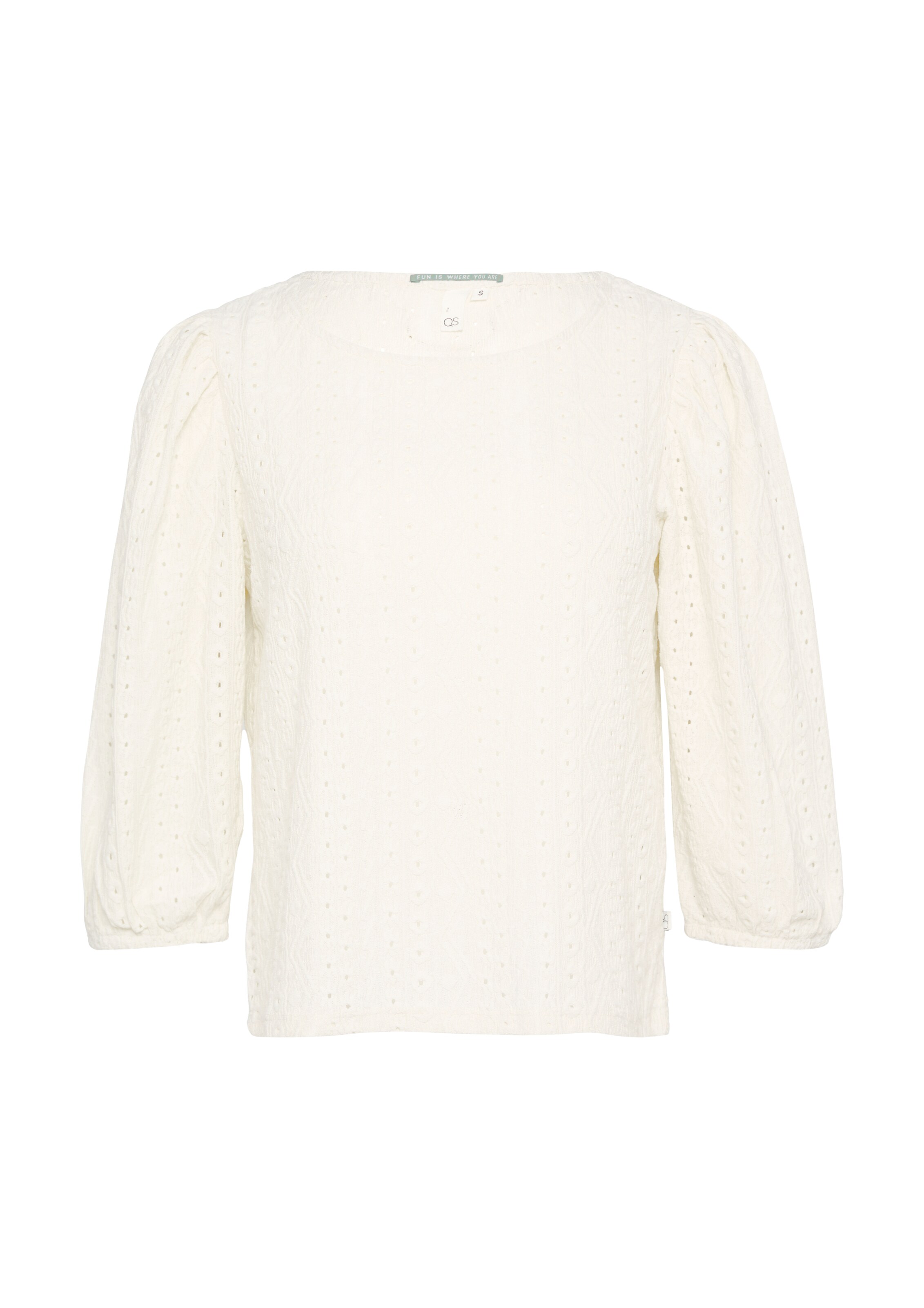 QS Shirt in Beige: front