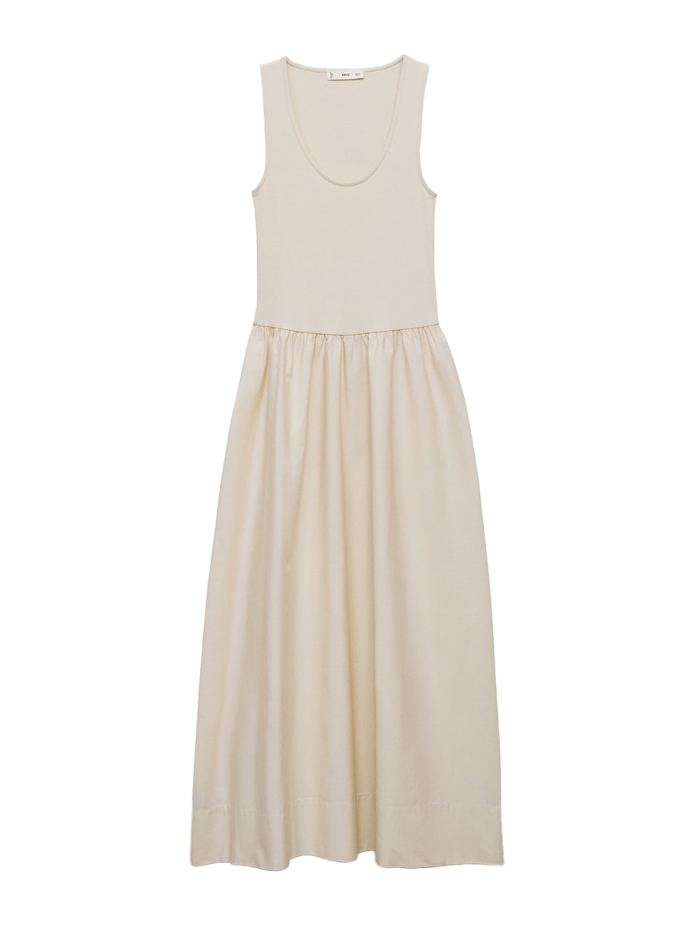 Robe 'VALVI' MANGO en blanc : devant