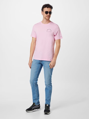 TOMMY HILFIGER - Camiseta en rosa