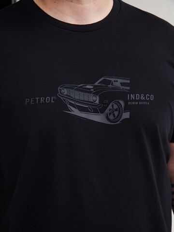 Petrol Industries T-shirt 'Classic' i svart