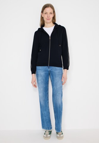 CECIL Zip-Up Hoodie in Blue
