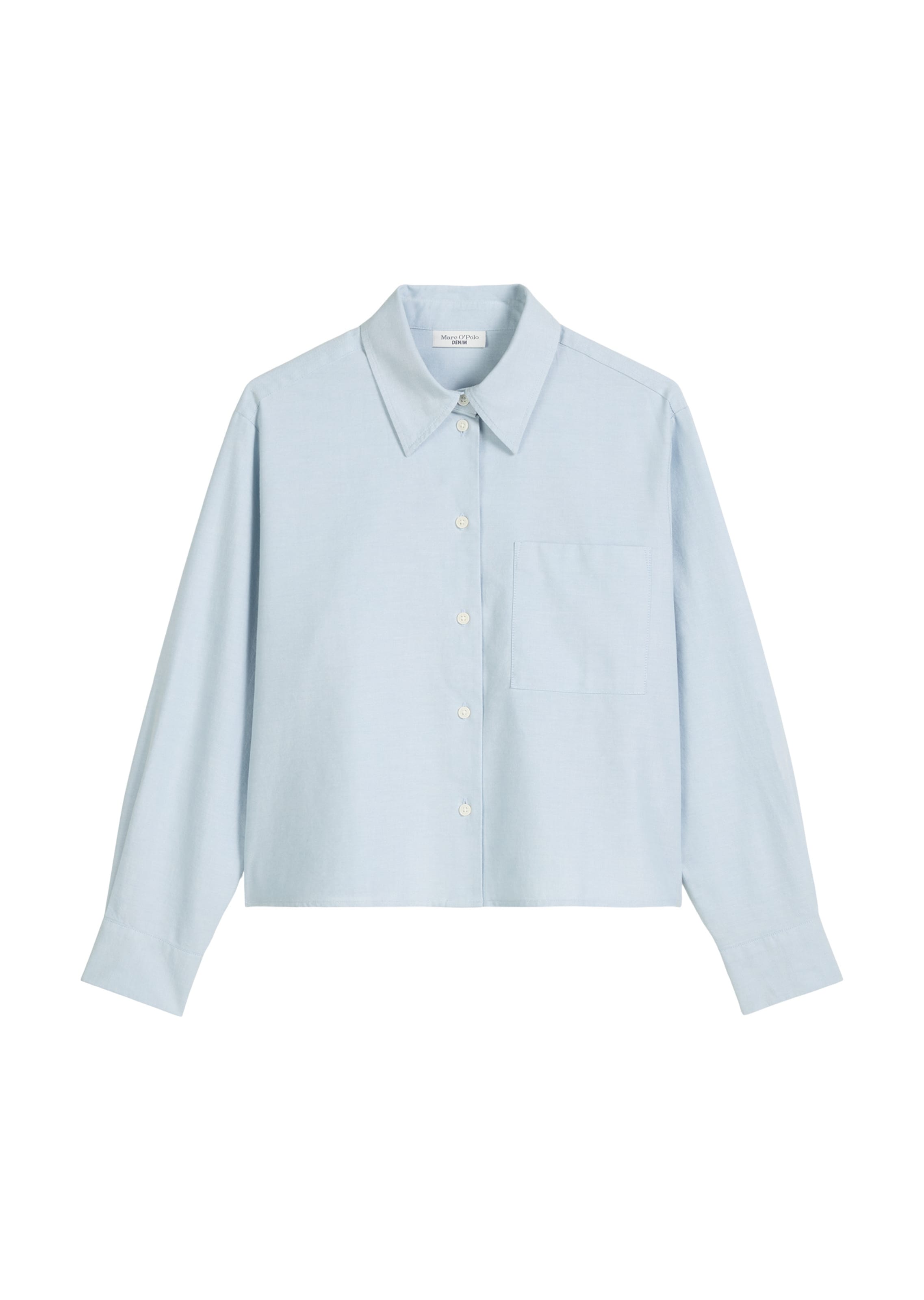 Marc O'Polo DENIM Blouse in Blauw: voorkant