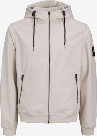 JACK & JONES - Chaqueta de entretiempo en beige: frente