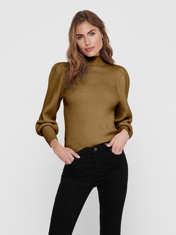 Pull-over 'Katia' ONLY en marron : devant