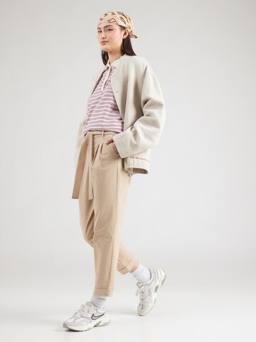 ONLY - Loosefit Pantalón plisado 'ONLRITA-EVELYN' en beige