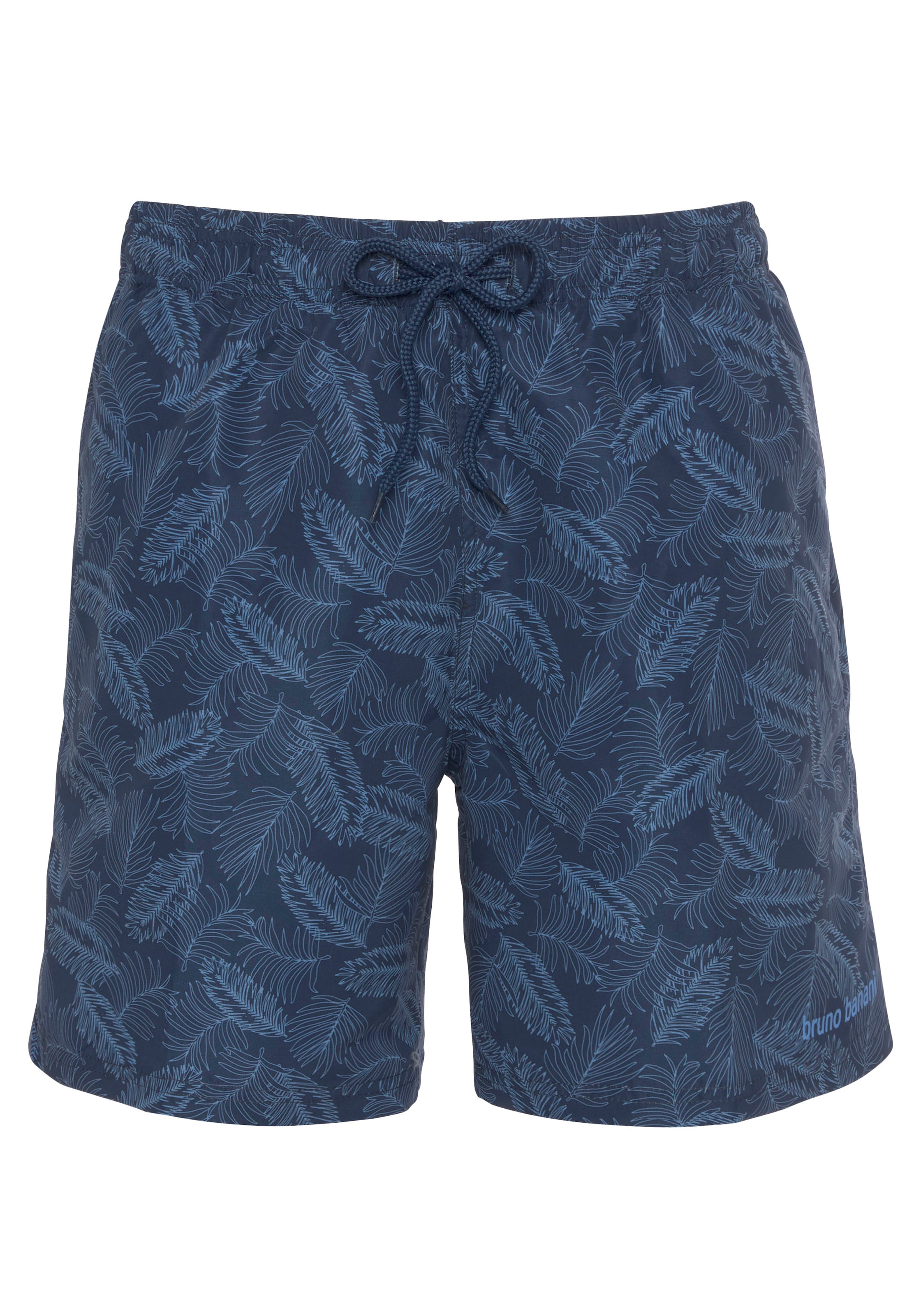 Bruno Banani Board Shorts in Blue: front