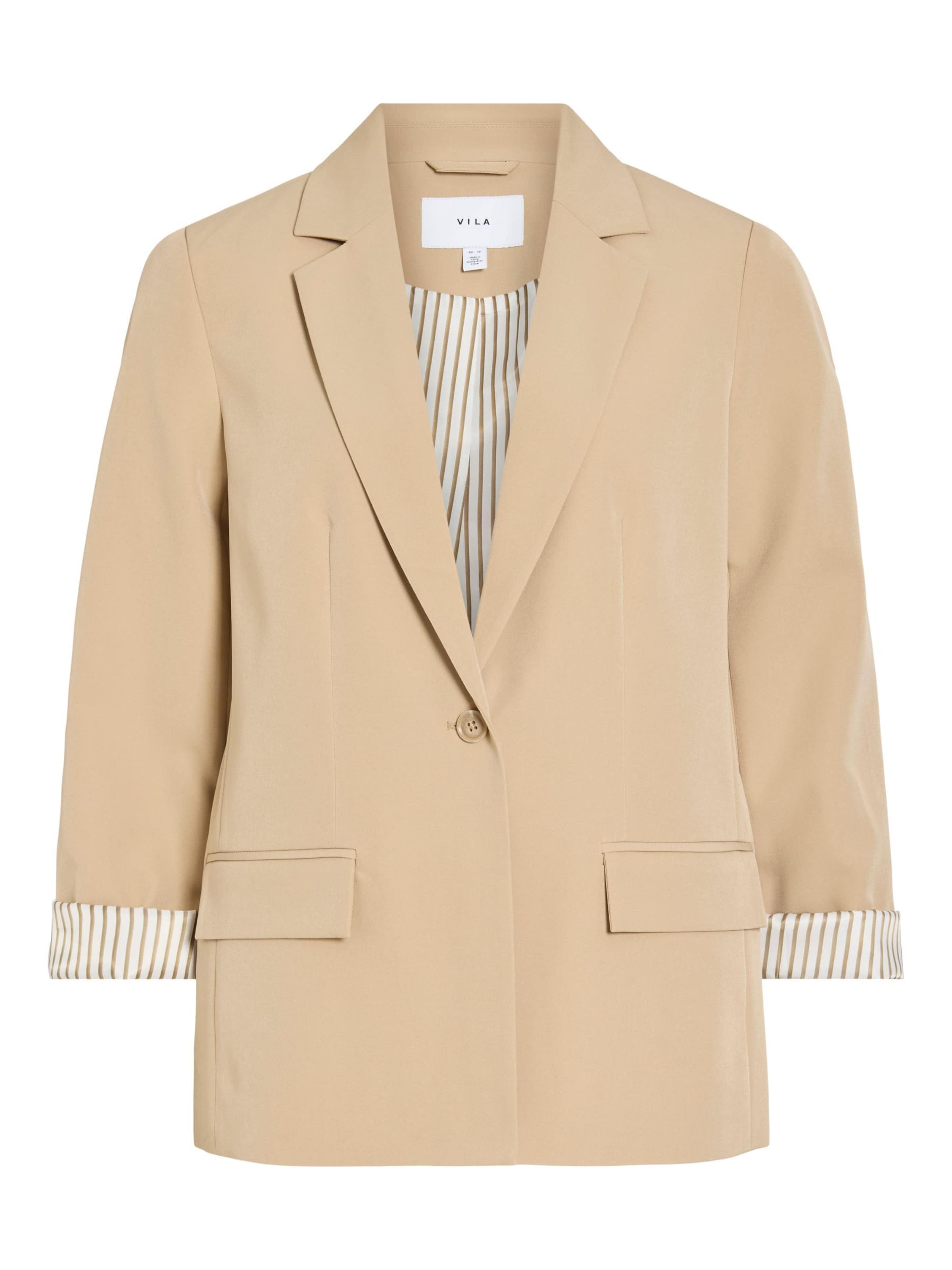 VILA - Blazer 'VIBonnie' en beige: frente