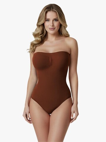 Body modelant 'Strapless body' Shapetape en marron