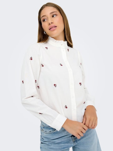 ONLY Bluse 'ONLCamille' i hvid