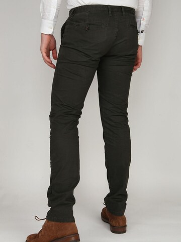 Suitable Slim fit Chino trousers 'Sartre' in Green