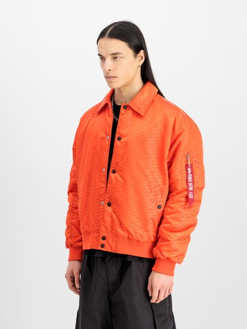 oranžinė ALPHA INDUSTRIES Demisezoninė striukė: priekis
