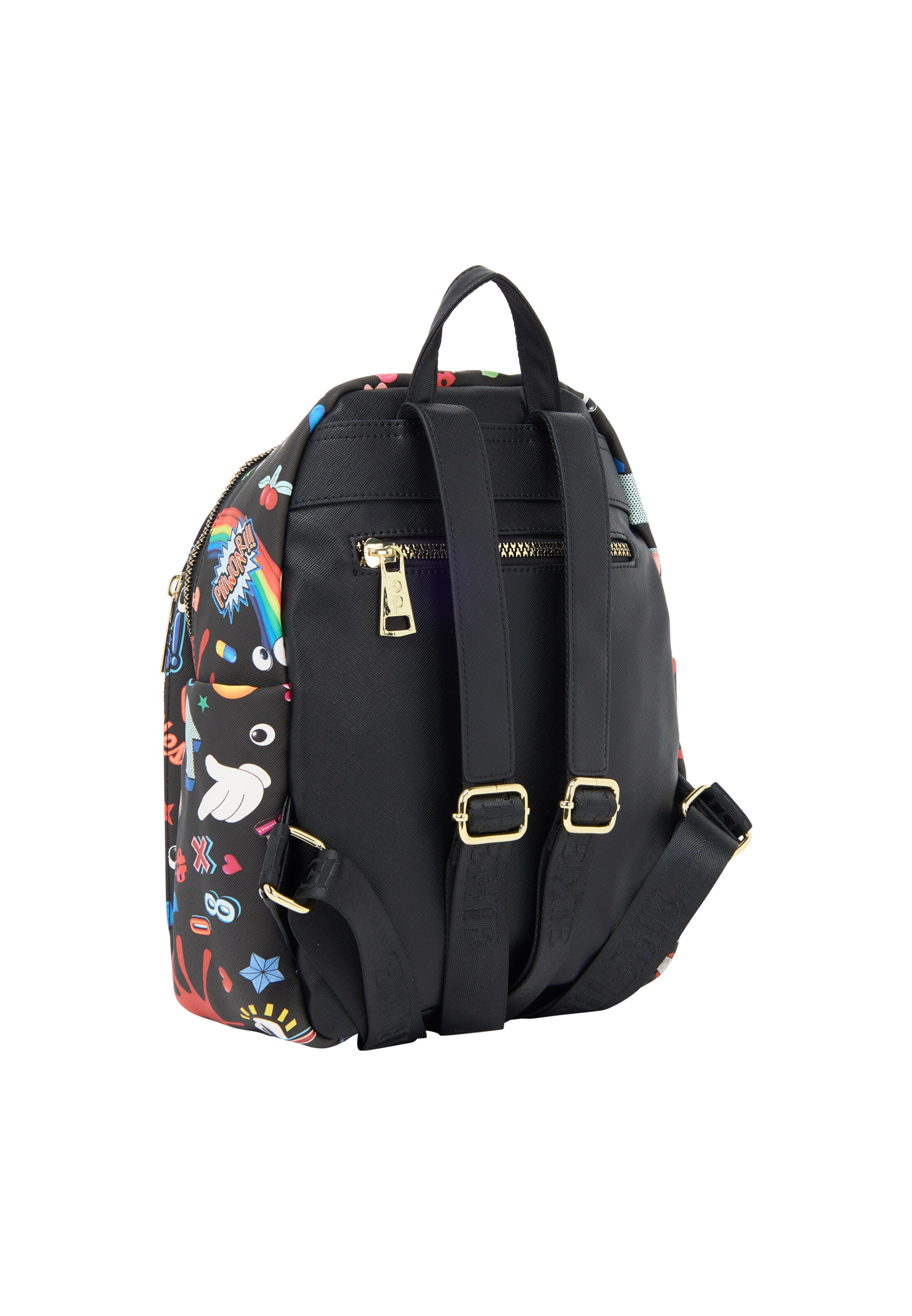 MYMO Rygsæk 'Pop Eyetheme' i sort