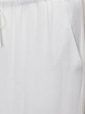 Wide leg Pantaloni di Pull&Bear in bianco