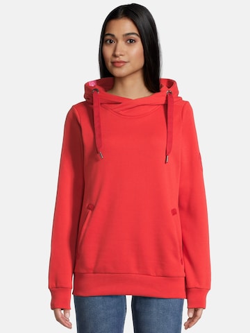 salzhaut Sweatshirt 'Sünn' in Rood: voorkant