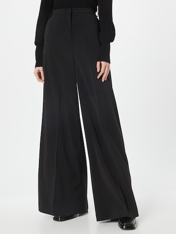 PATRIZIA PEPE Wide leg Pantalon in Zwart: voorkant