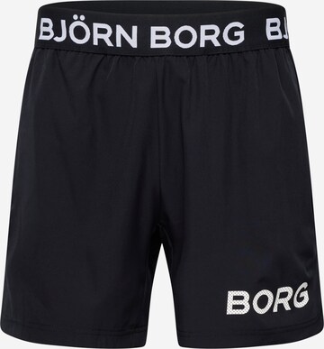 BJÖRN BORG Sportshort in Schwarz: predná strana