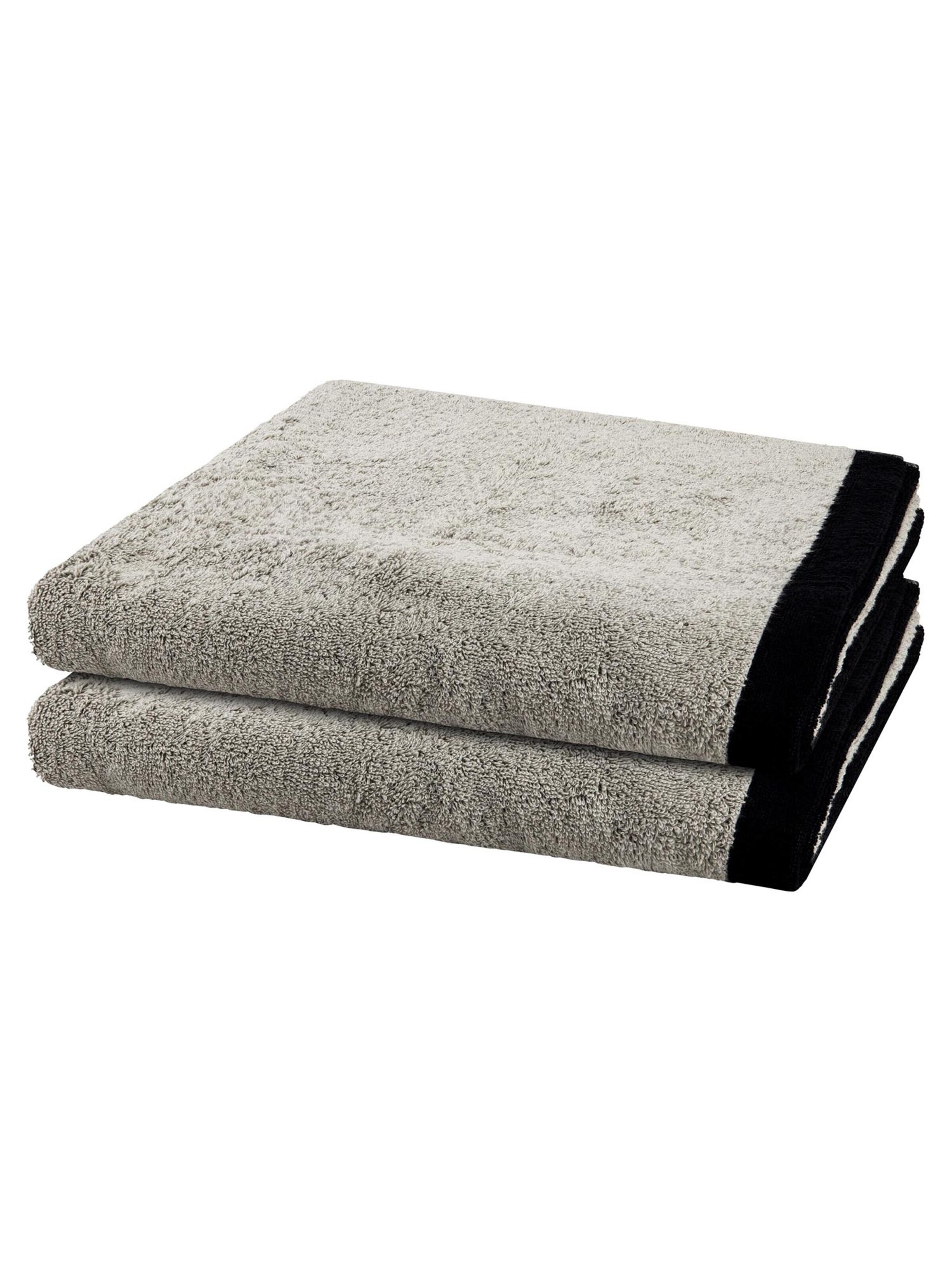 Cawö Towel 'Lifestyle Splash' in Grey: front