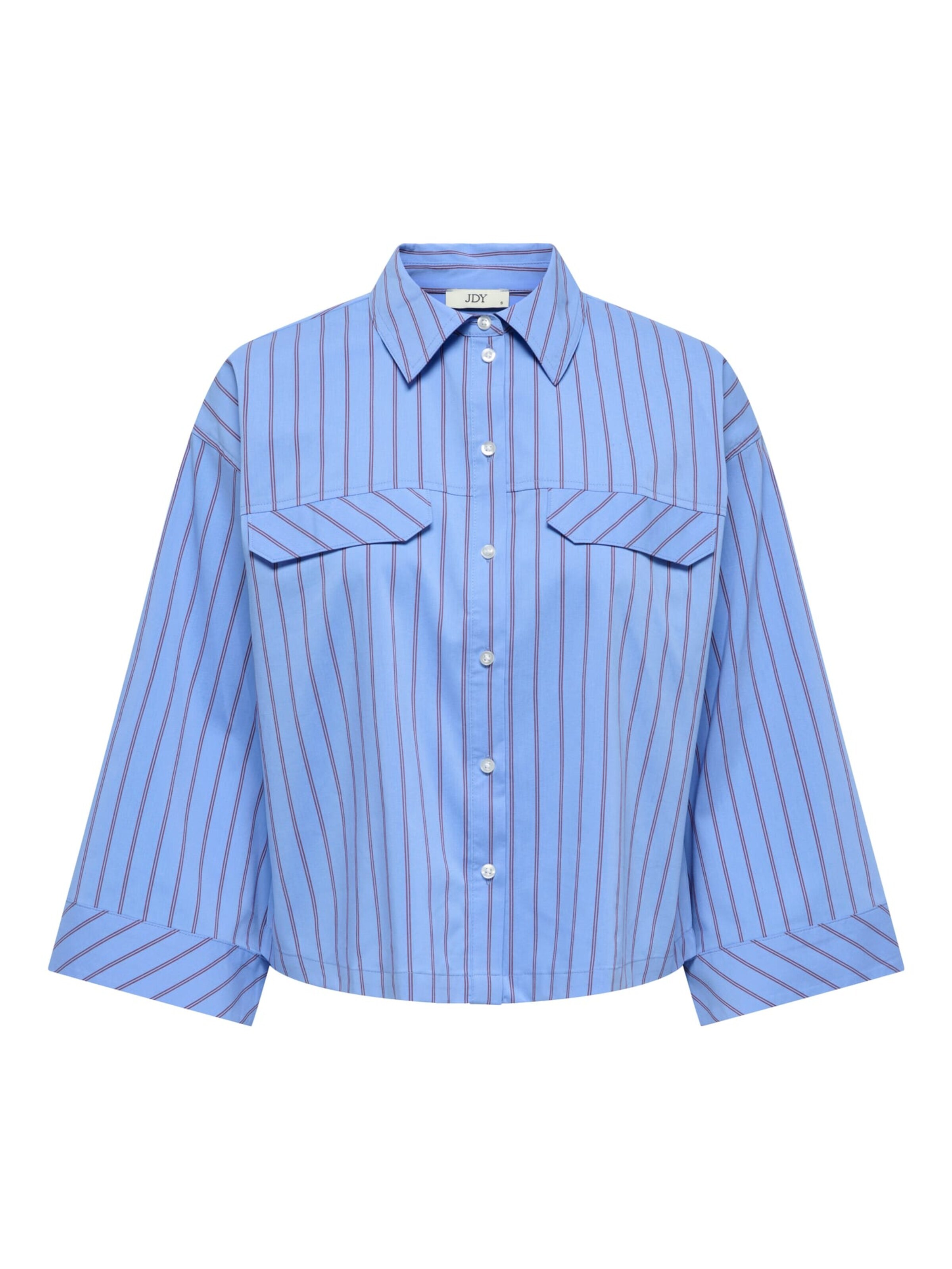 Jaqueline de Yong Blouse 'Mio' in Blauw: voorkant