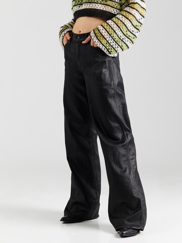 7 for all mankind Wide leg Jeans 'LOTTA' i svart: framsida