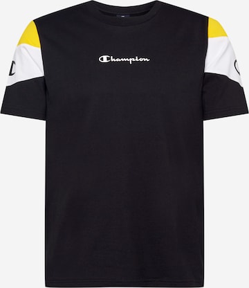 Champion Authentic Athletic Apparel T-Shirt in Schwarz: predná strana