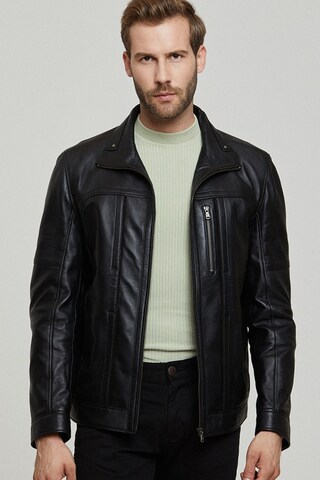 Derimod Jacket ' Genuine' in Schwarz