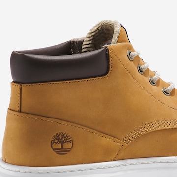 TIMBERLAND Lace-Up Boots 'Maple Grove' in Yellow