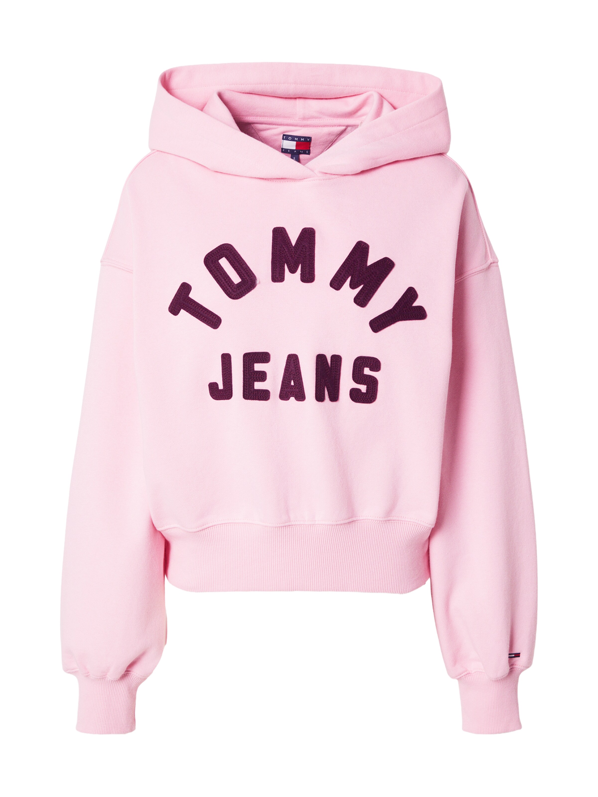 Tommy Jeans Свитшот 'ARCH' в Ярко-розовый: спереди