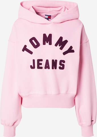 rožinė Tommy Jeans Megztinis be užsegimo 'ARCH': priekis