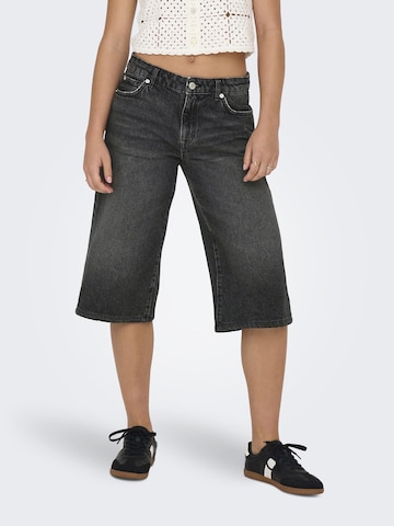 ONLY Loosefit Jeans 'ONLCobain' in Zwart: voorkant