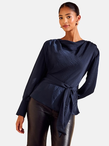 Camicia da donna di Friends Like These in blu: frontale