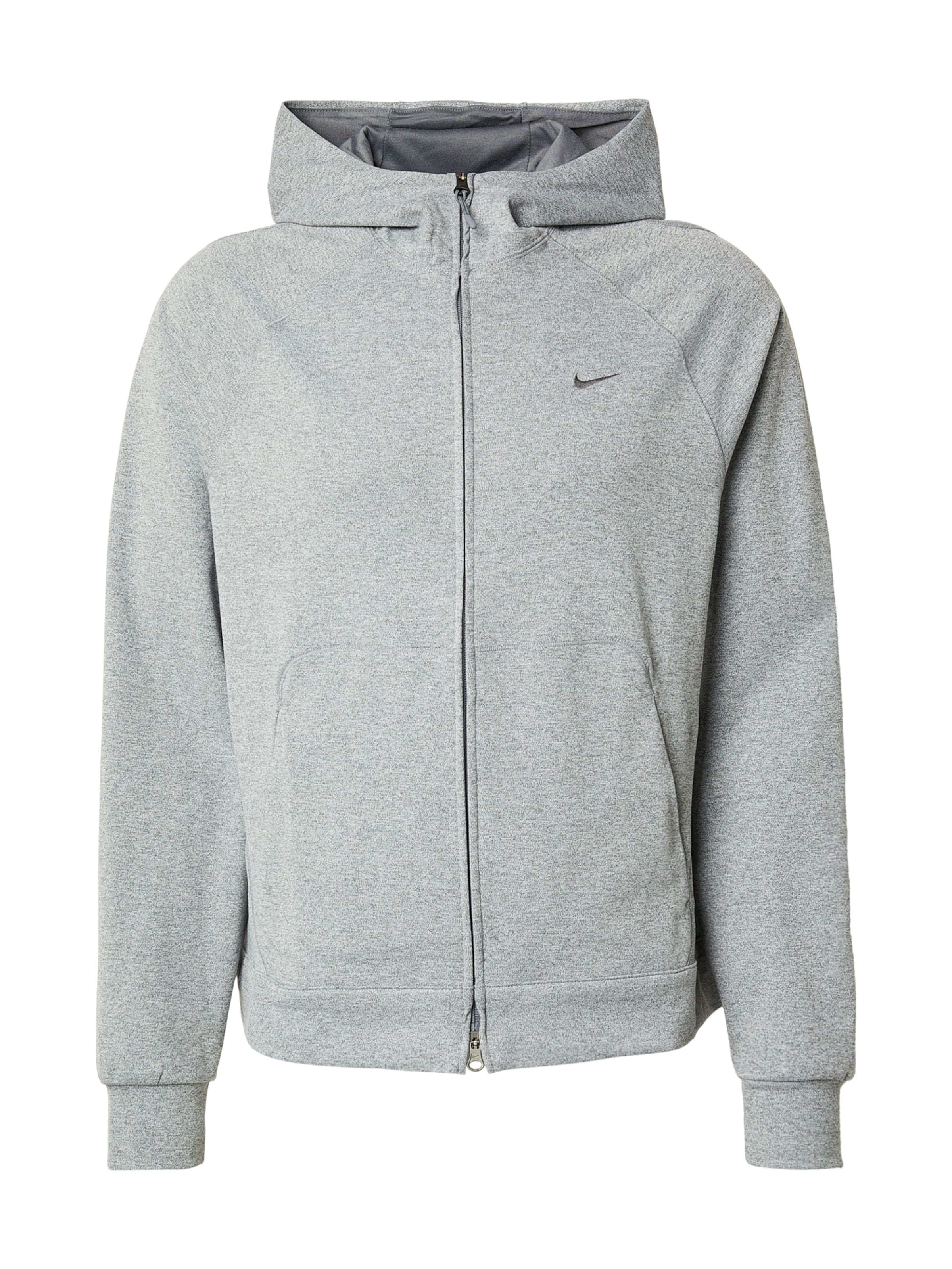 NIKE Urheilullinen collegetakki värissä harmaa: etupuoli