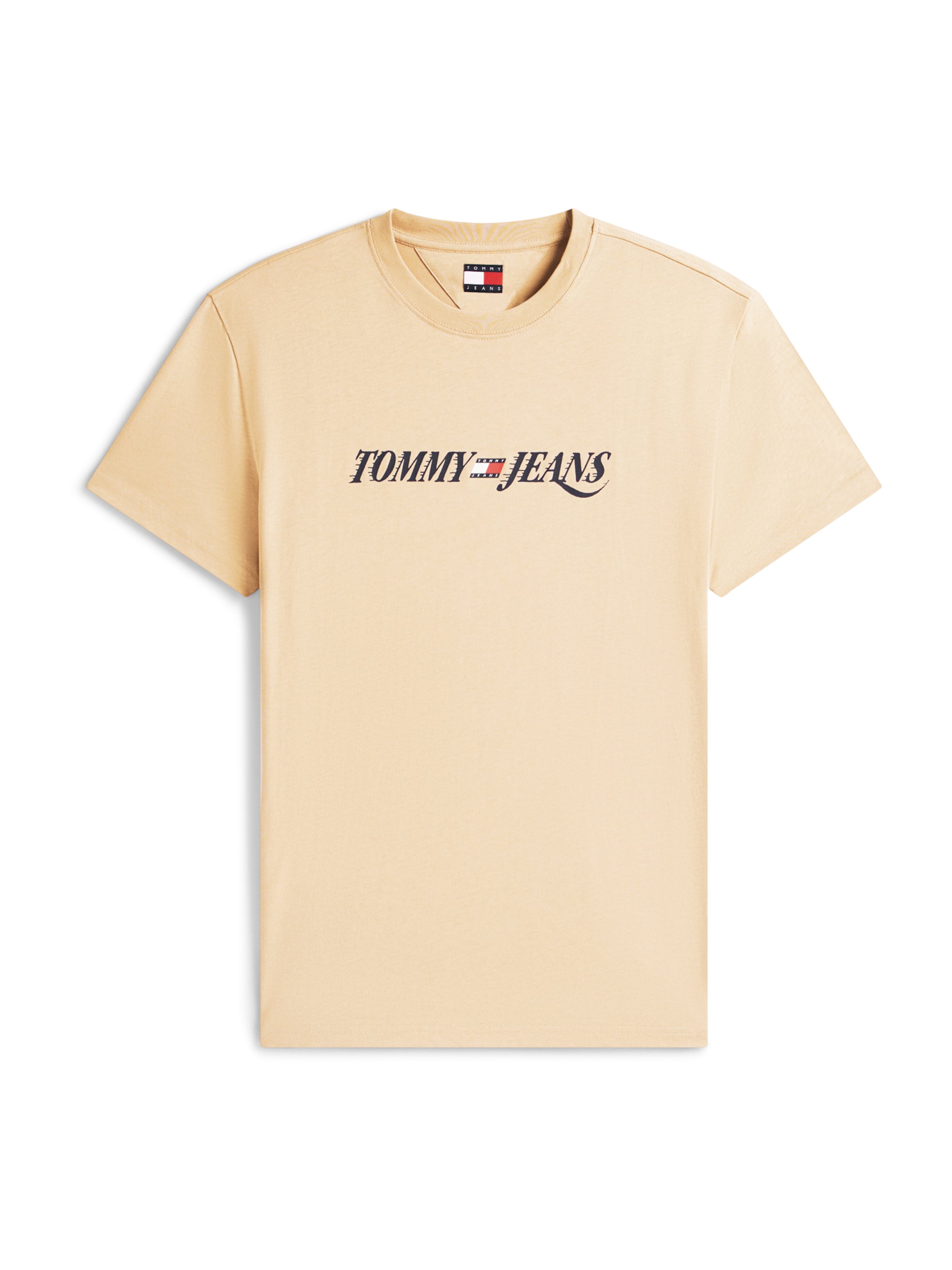 Tommy Jeans Majica 'VINTAGE' | bež / črna barva, Prikaz izdelka