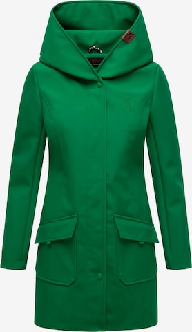 MARIKOO Toiminnallinen pitkä takki 'Mayleen' värissä vihreä: etupuoli