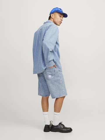 JACK & JONES Loosefit Shorts 'Alex Original' in Blau