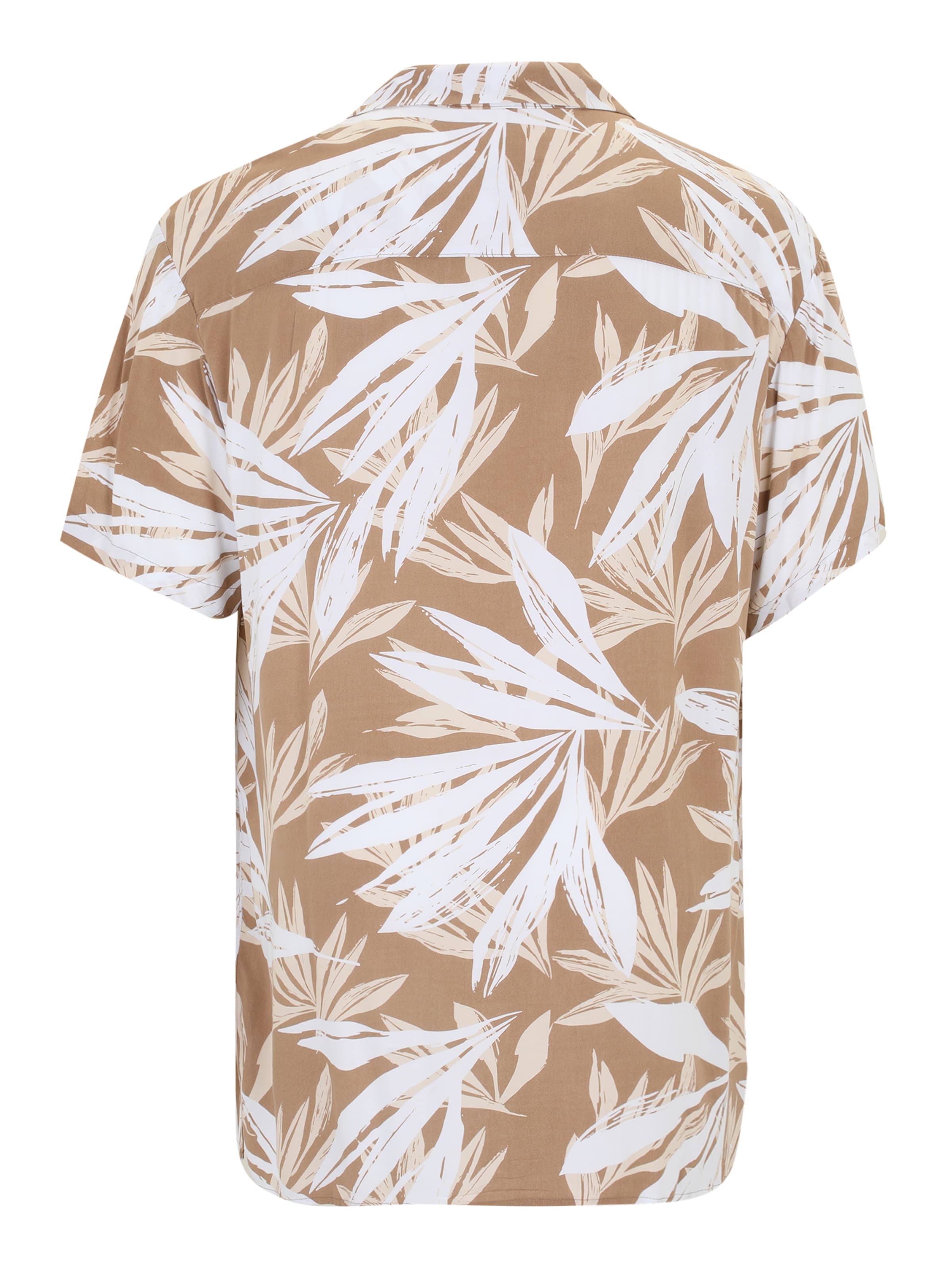 Jack & Jones Plus - Regular Fit Camisa 'JJEJeff' em castanho