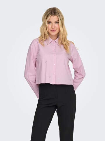 JDY Bluse 'JDYRILEY' i pink: forside
