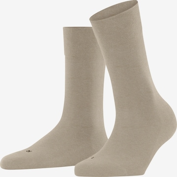 FALKE Socken 'Sensitive London' in Beige: Vorderseite