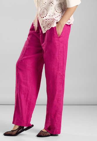 STREET ONE Wide Leg Hose in Pink
