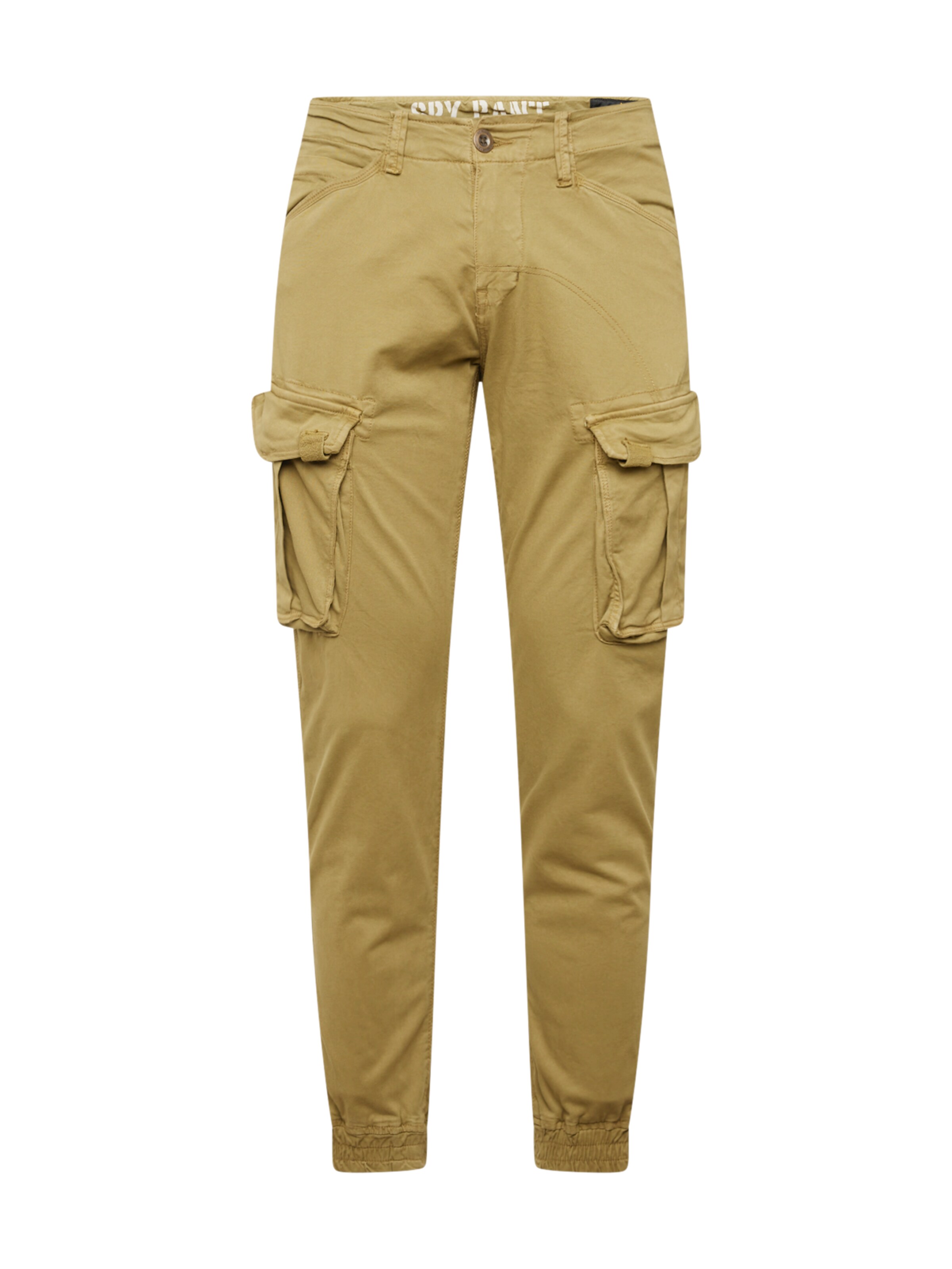 ALPHA INDUSTRIES Cargobroek 'Spy' in Groen: voorkant