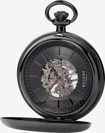 REGENT Analog Watch in Black: front