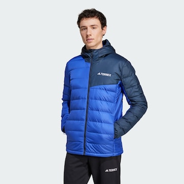 Veste outdoor ADIDAS TERREX en bleu : devant