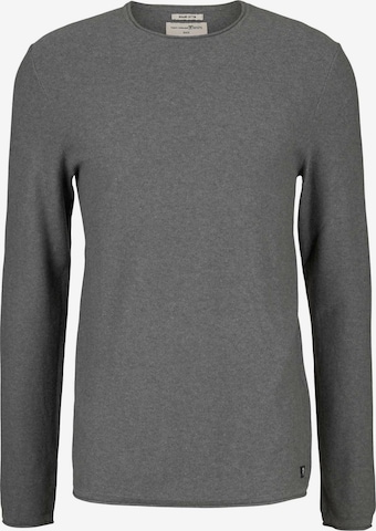 TOM TAILOR DENIM Sweater in Grey: front