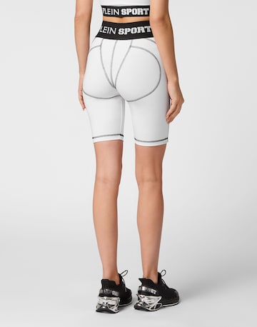 Plein Sport - Skinny Calças de desporto em branco