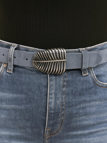 COLLEZIONE ALESSANDRO Belt 'Blatt' in Grey