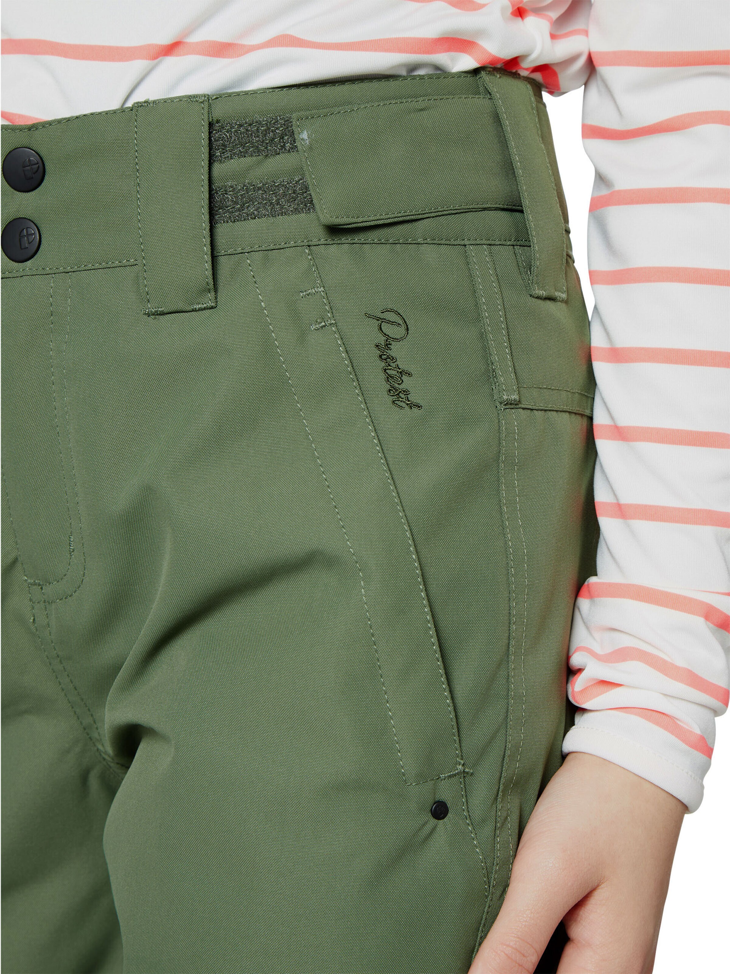 PROTEST Slim fit Workout Pants 'JACKIE JR' in Green